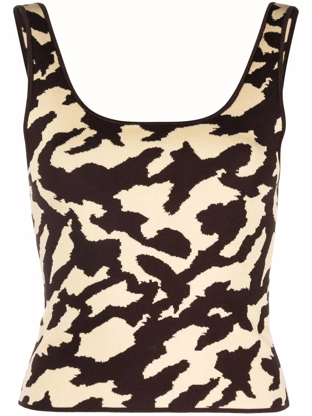 Nanushka animal-jacquard tank top Women 0113