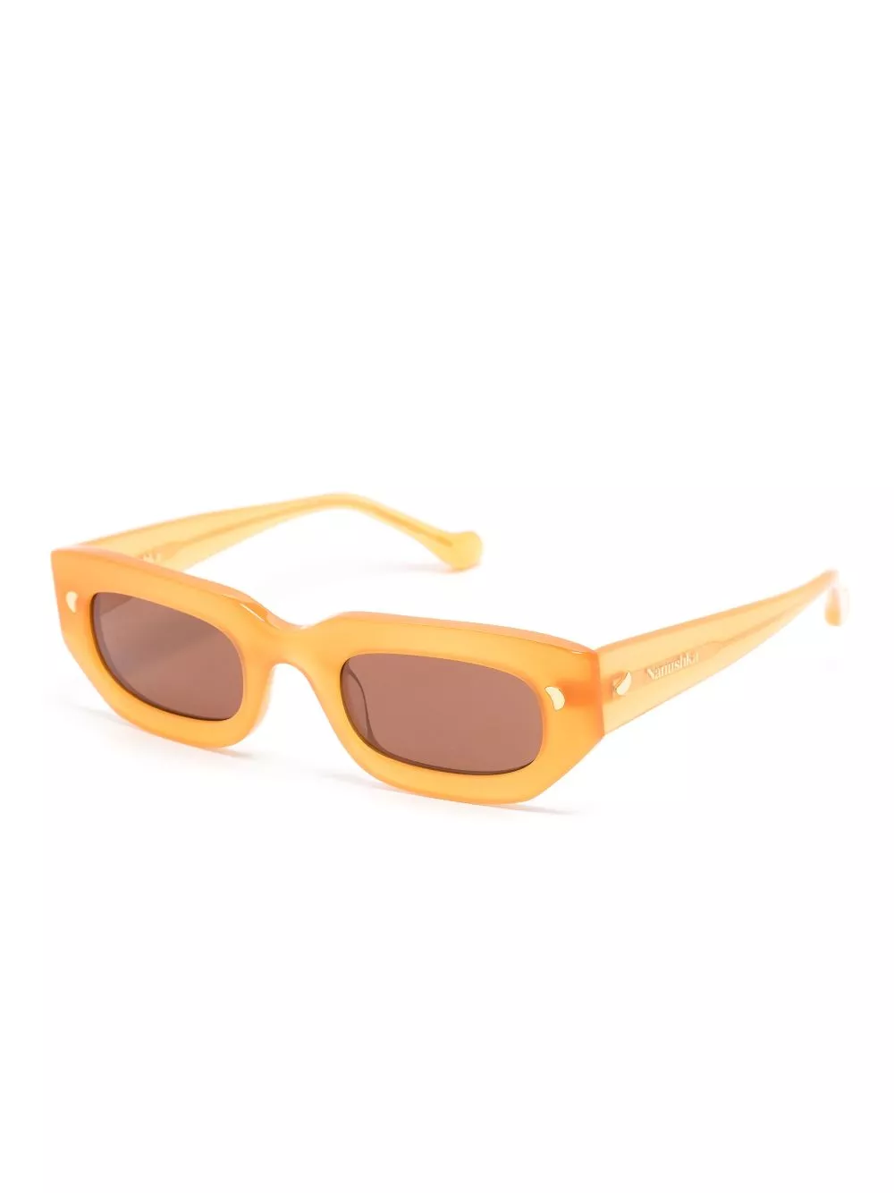 Affordable Nanushka Kadee rectangle-frame sunglasses Men 0118