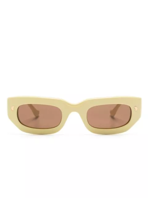 Nanushka Kadee rectangle-frame sunglasses Men 0118