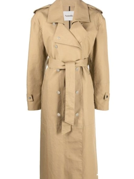 Women oversized Nanushka trench coat 0304