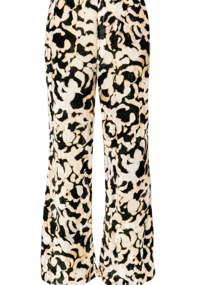 Affordable crushed Women velvet Nanushka trousers 0315