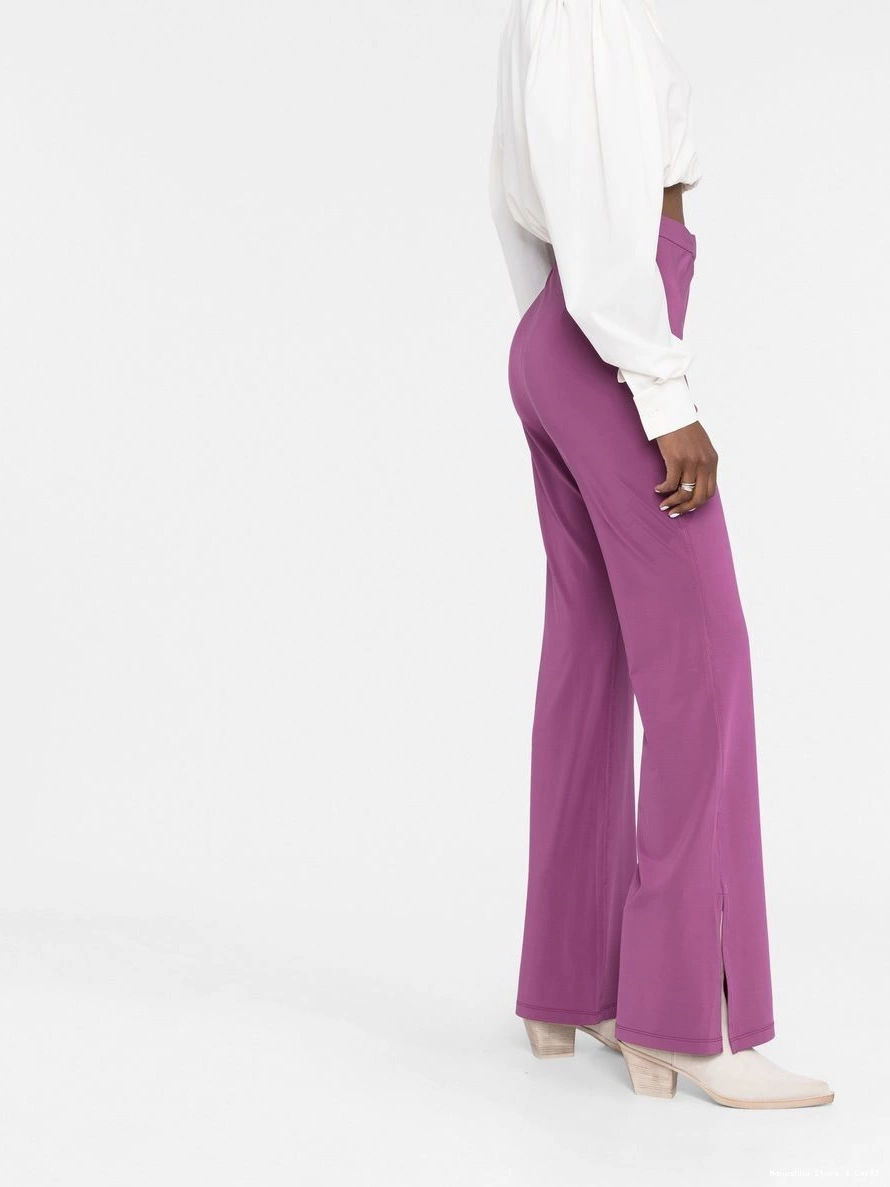 Affordable high-waisted Nanushka flared trousers Women 0306