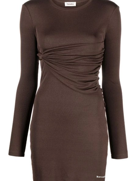 Nanushka Feiko draped jersey Women minidress 0307